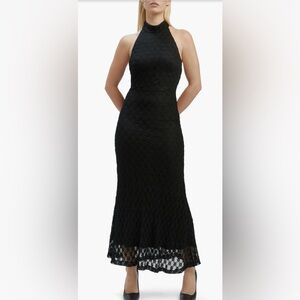Bardot Black Lace Dress